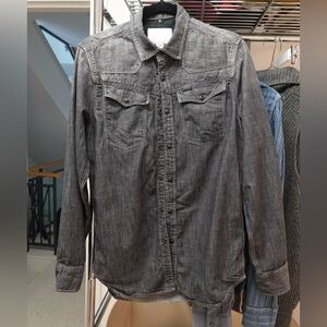 G-Star RAW Arc 3D Denim grey button down Shirt